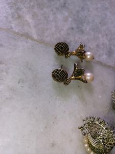 Silver Earrings Combo 💕