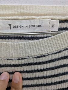Striped Knit Sweater