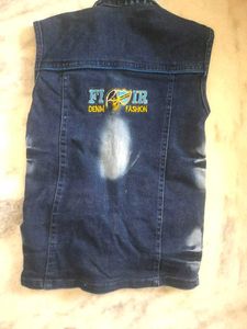 Denim Vest &amp; Jeans Set