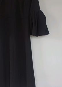 Black Aline midi Dress