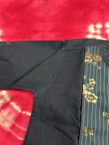 Unique Floral Pinstripe Shirt