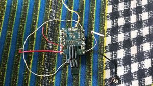 TRANS MITTER AND RECEIVER WITH REMOTE OFHELICOPTER