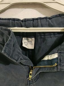 Blue Boys' Casual Shorts