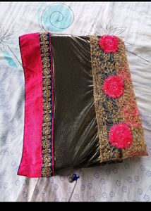 New Saree With Blouse Piece