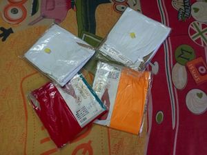 Colorful Churidar Leggings - set of 4