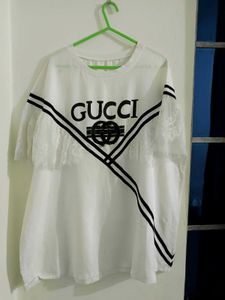 Stylish White GUCCI Tee