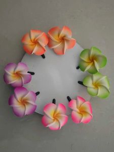 Tropical Flower Hair Clips - Set of 6