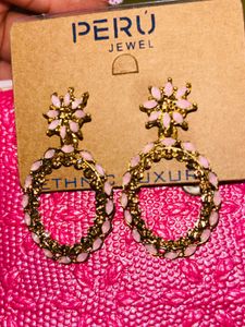 New Pink Stunning Traditional earrings