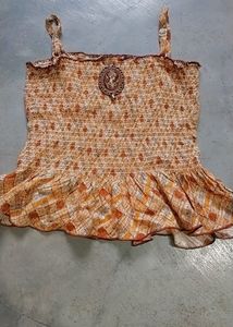 Crop Top With Plazzo