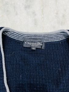 Dior Navy Cardigan Sweater