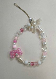 Cute Beaded Phone Charm! 🎀