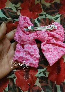 Embroidered Hair Clip