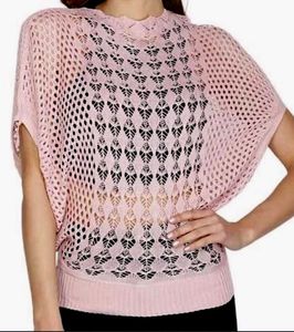 Classy Peach Corchet Top