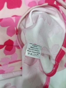 Pink Floral Mini Dress