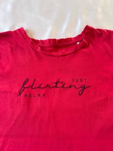 Red Solid T-shirt
