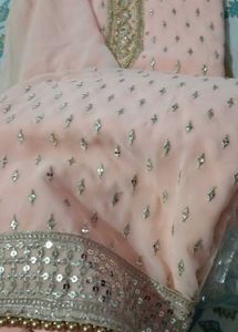Heavy Unstitched Party Wear Suit