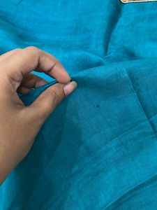 Saree With Lace On Border