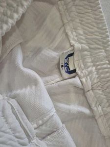 Patterned White T-Shirt