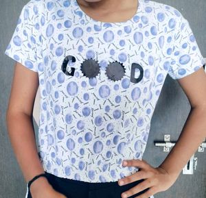 Printed Crop Top
