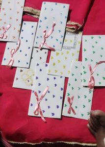 Heart Print Gift Card Holders