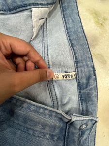 Light Wash Denim Jeans