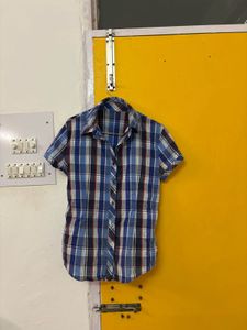 Checked Short Sleeve Shirt