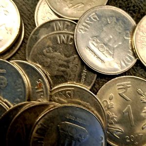 FSS 10p, 25p, 50p And 1R Coins Lotte (80 Pcs)