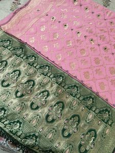💖 Elegant Banarasi Saree with Blouse – Under ₹999
