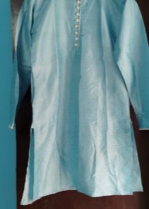 Men's Light Blue Kurta