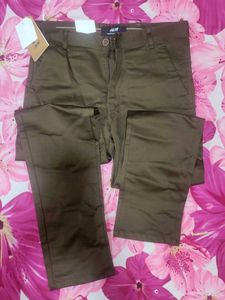 H&amp;M Olive Green Pant – Brand New