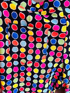 Girls’ Funky Polka Dot Pants With Black T-shirt