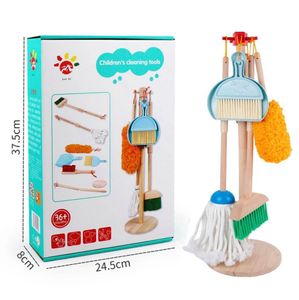 Wooden House Cleaning Set
