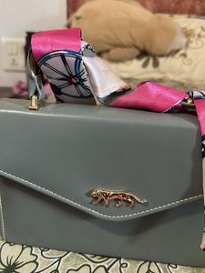 Gray Shoulder Bag