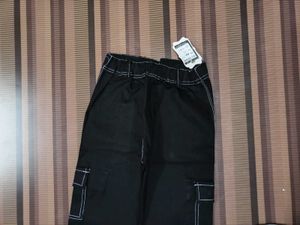 Black Cargo Jeans
