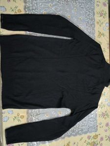 Stylish Black Knit Sweater