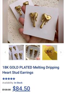 Melting Heart Earring