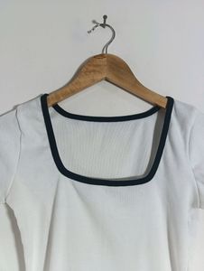 White Plain Casual Top (Women)