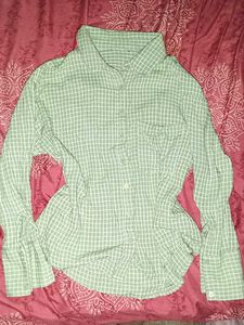 Checkered Green Shirt