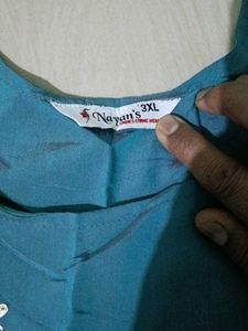 Elegant Blue anarkali kurta