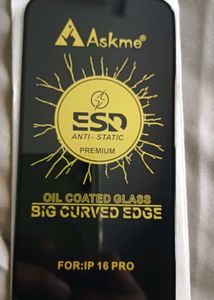 Screen Glass For IPhone 16 Pro And Max