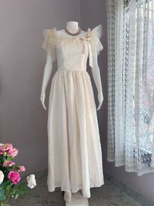 Luxe cream Gown FIXED PRICE