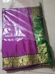 Elegant Purple Saree