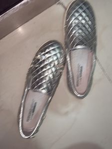 Skechers Silver Casual Shoes