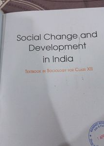 Sociology Book For Class 12th