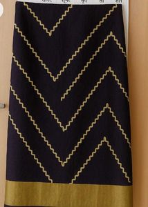Black &amp; Gold Saree with Blouse
