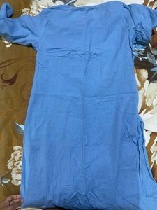 Blue Embroidered Kurta🥰