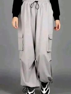 Gray Cargo Pants