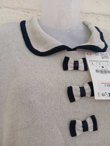 Cute Bow Detail Top