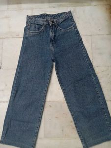 Wide Leg Denim Jeans