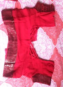 Designer Sequence Saree With Blouse